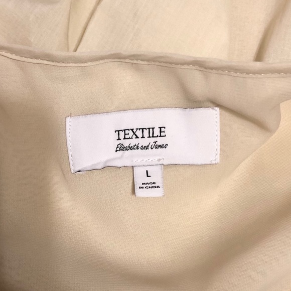 TEXTILE Elizabeth & James Beige Maxi Dress NEW - Picture 12 of 15